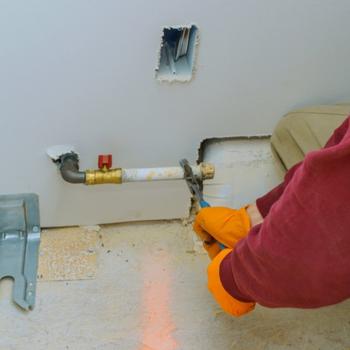 gas line installation