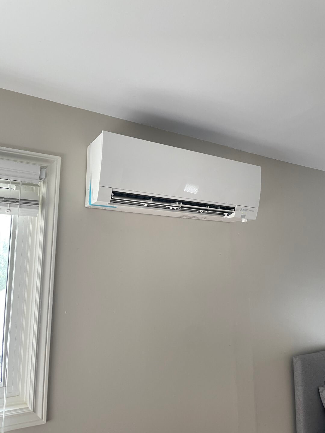 installation of ductless ac system by north wind