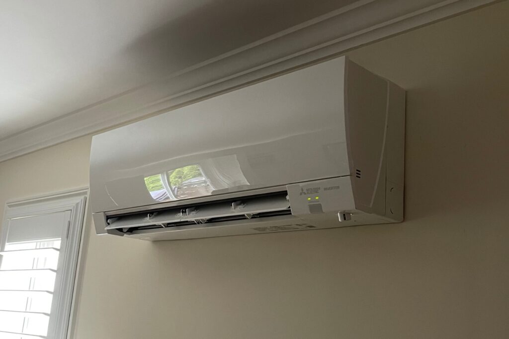 ac in home on a wall