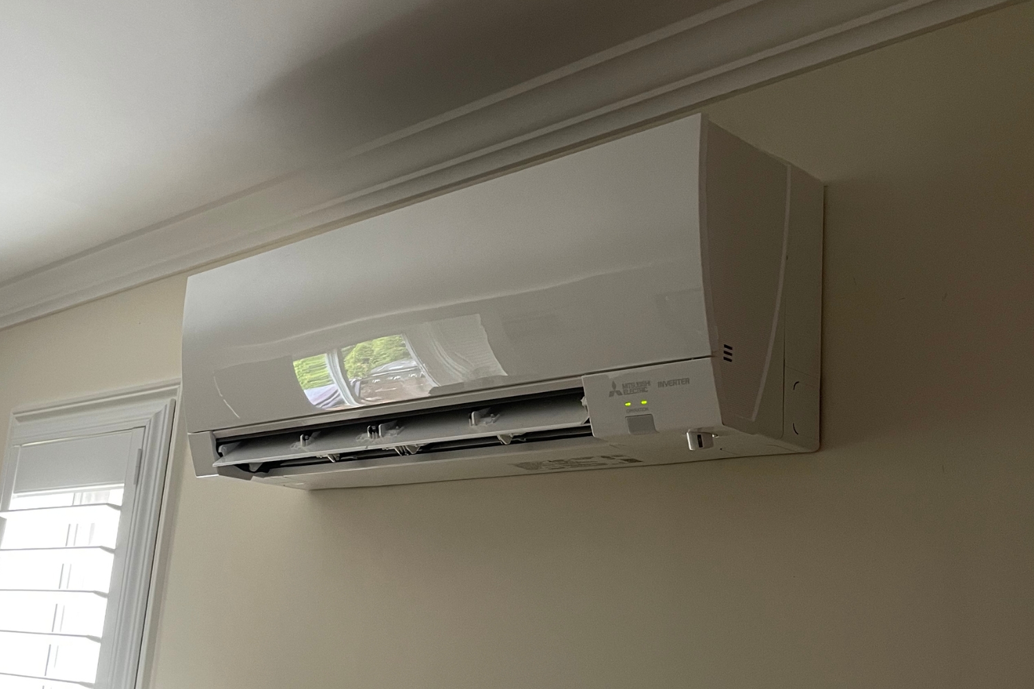 ac in home on a wall