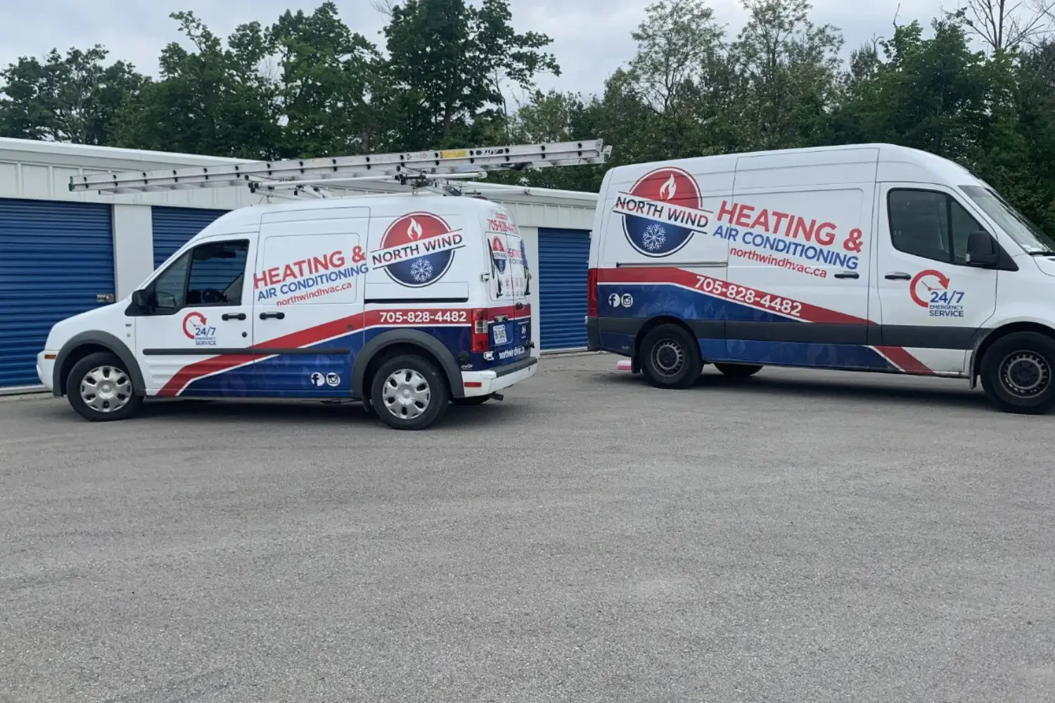 new furnace delivery trucks