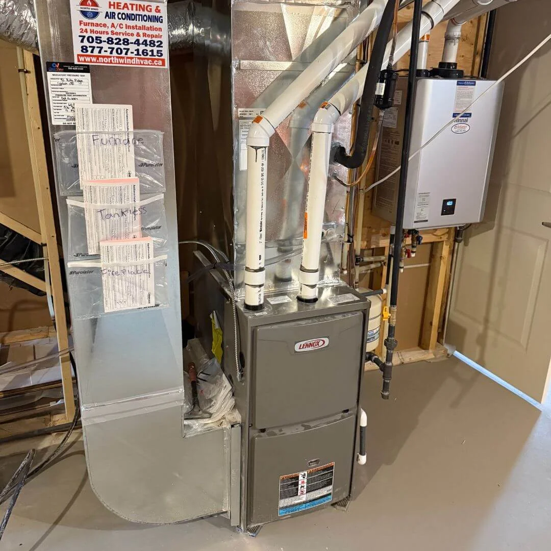 Furnace and AC installation in Vaughan